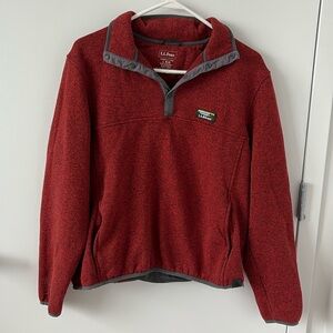 LL bean pullover sweatshirt